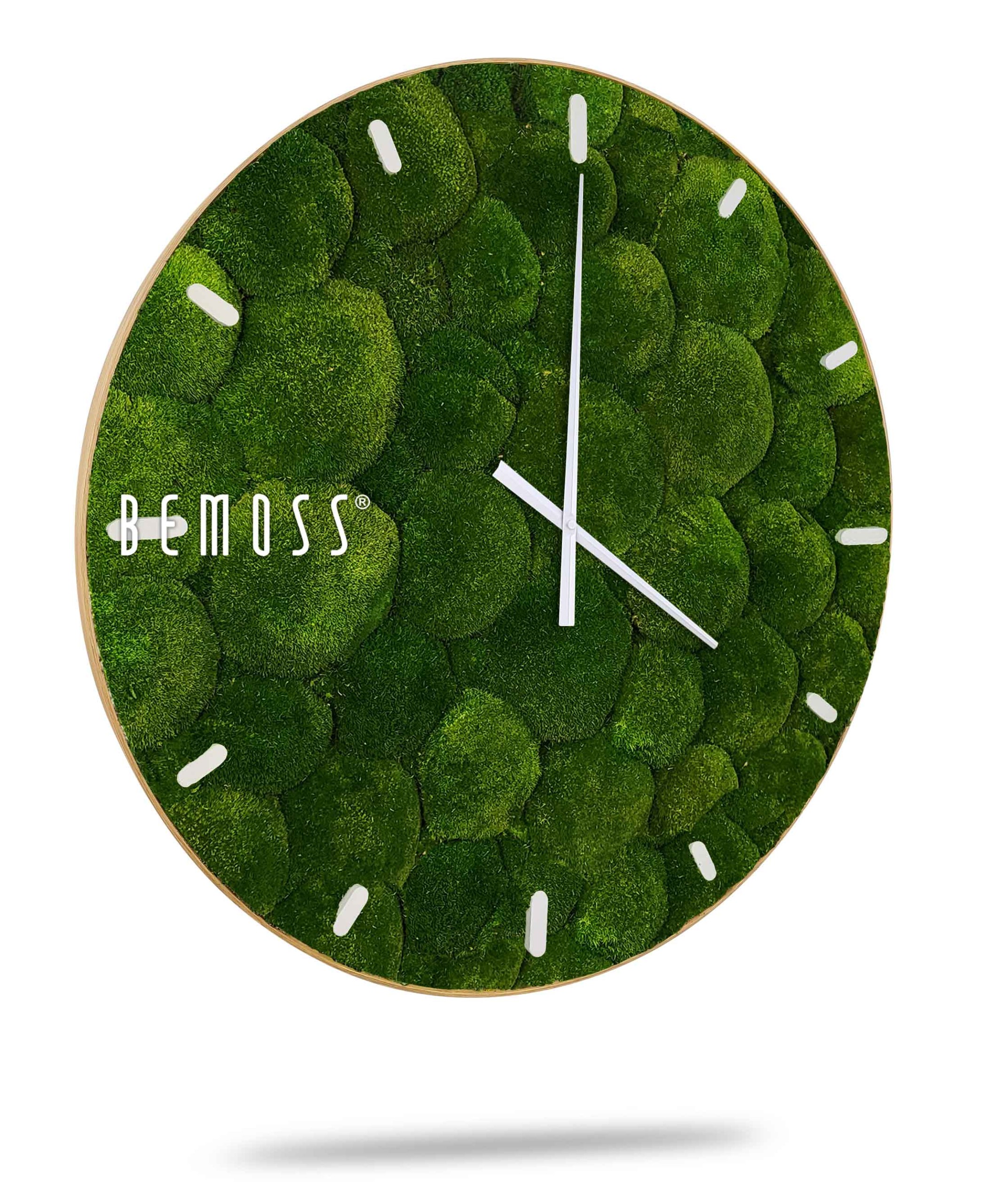 Horloge de mousse BOLMOSS Natural avec cadran