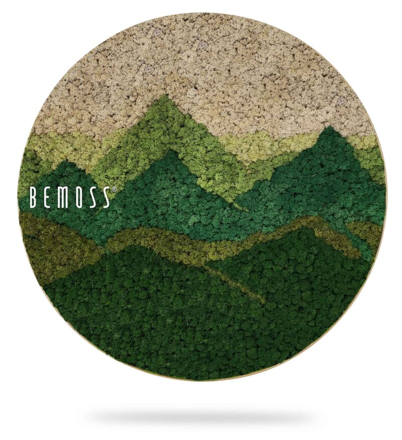 Tableau de mousse rond BEMOSS® Panorama
