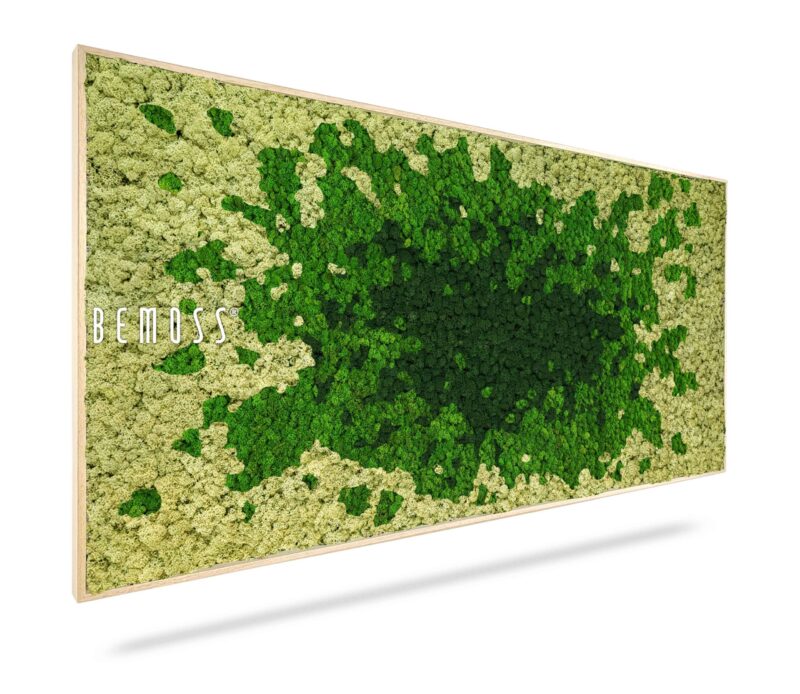 Tableau de mousse BEMOSS® SPLASH Green