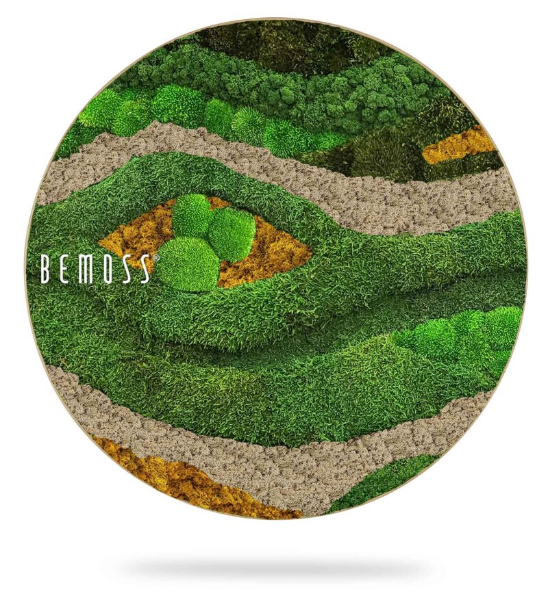 Tableau de mousse rond BEMOSS® ORTHO TOCÓN Automne