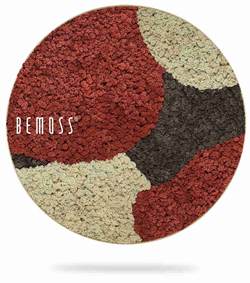 Tableau de mousse rond BEMOSS® ORTHO SIENNA